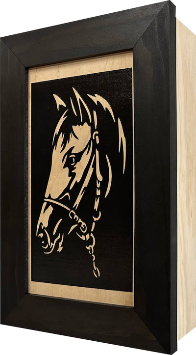 Horse Wall Art Gun Concealment Furniture by Bellewood Designs - product image 15 for Resin Society