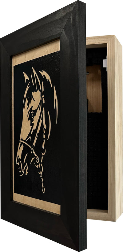 Horse Wall Art Gun Concealment Furniture by Bellewood Designs - product image 11 for Resin Society