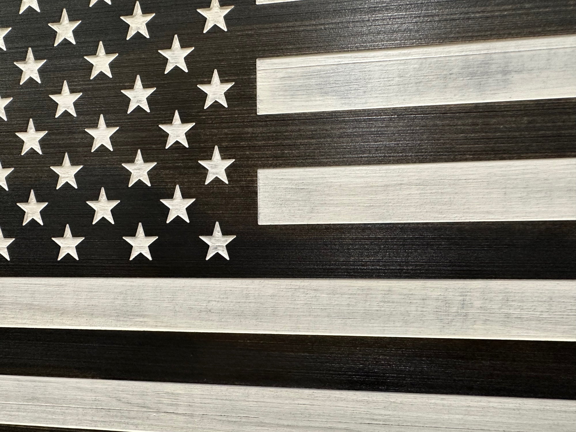 American Flag Decorative & Secure Wall-Mounted Gun Cabinet (Black & by Bellewood Designs - product image 9 for Resin Society