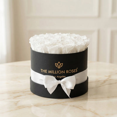 Classic Black Box | White Roses