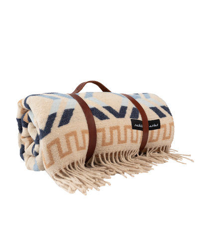 Leather Blanket Roll by Sackcloth & Ashes - Resin Society