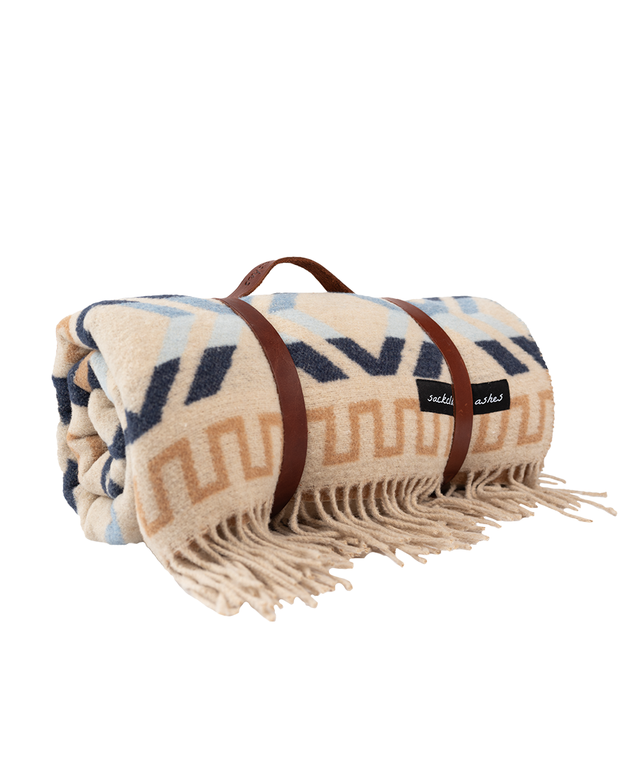 Leather Blanket Roll by Sackcloth & Ashes - Resin Society