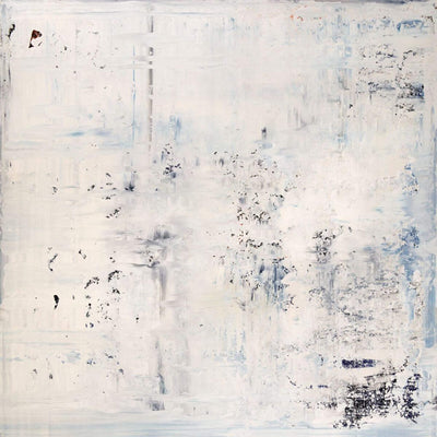Blissful Thinking I 48x48 abstract colorful canvas print in a gallery wrap frame by John Beard Collection
