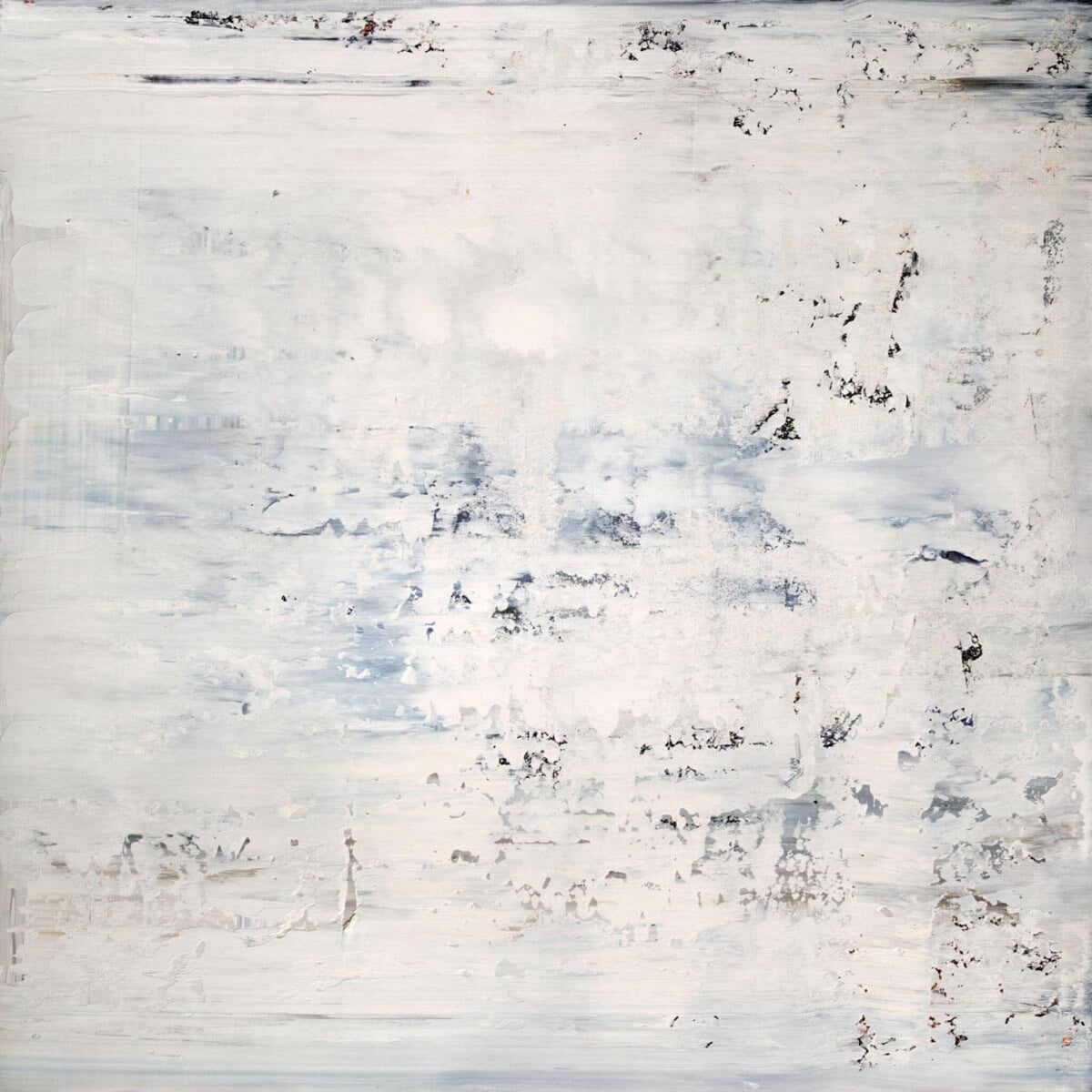 Blissful Thinking II abstract art on 36x36 gallery wrap canvas by John Beard