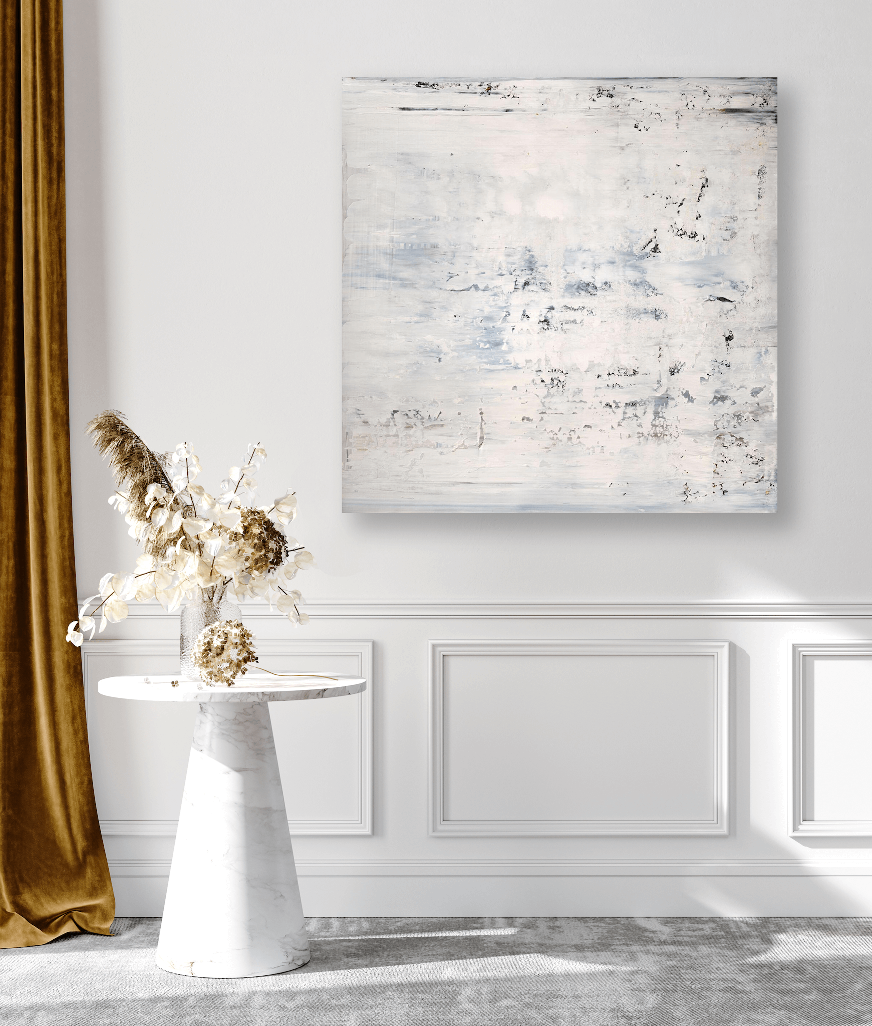 Blissful Thinking II 36x36 Artist Enhanced Canvas Print