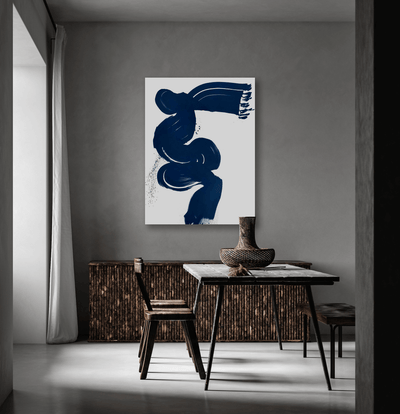 Blue Current Artist Enhanced Canvas Print by John Beard Collection - product image 3 for Resin Society
