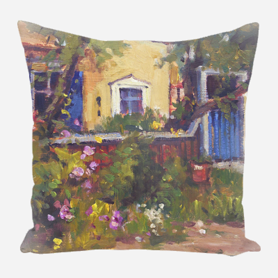 Blue Gate Pillow by John Beard Collection - main product image for Resin Society