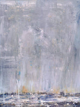 Blue Rain I Artist Enhanced Canvas Print by John Beard Collection - main product image for Resin Society