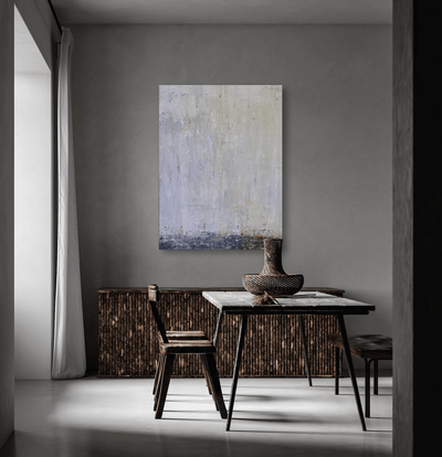 Blue Rain II Artist Enhanced Canvas Print by John Beard Collection - product image 3 for Resin Society