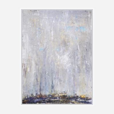 Blue Rain III Artist Enhanced Canvas Print by John Beard Collection - product image 7 for Resin Society