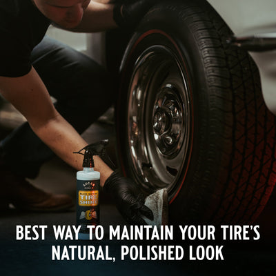 Blue Suede Tire Shine with Protect Shield Formula™ detail image - Resin Society