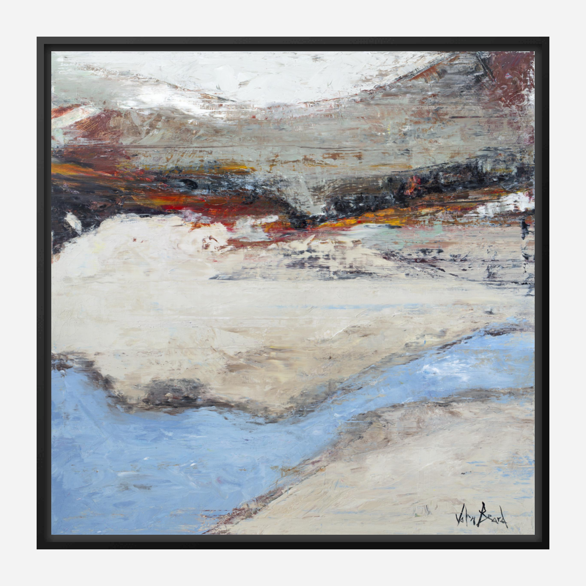 Blue Water Artist Enhanced Canvas Print by John Beard Collection - product image 5 for Resin Society
