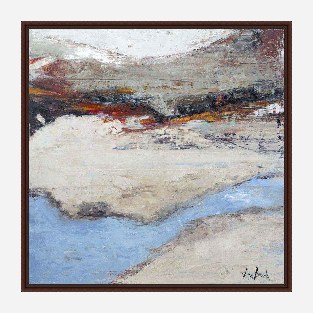 Blue Water Artist Enhanced Canvas Print by John Beard Collection - product image 6 for Resin Society