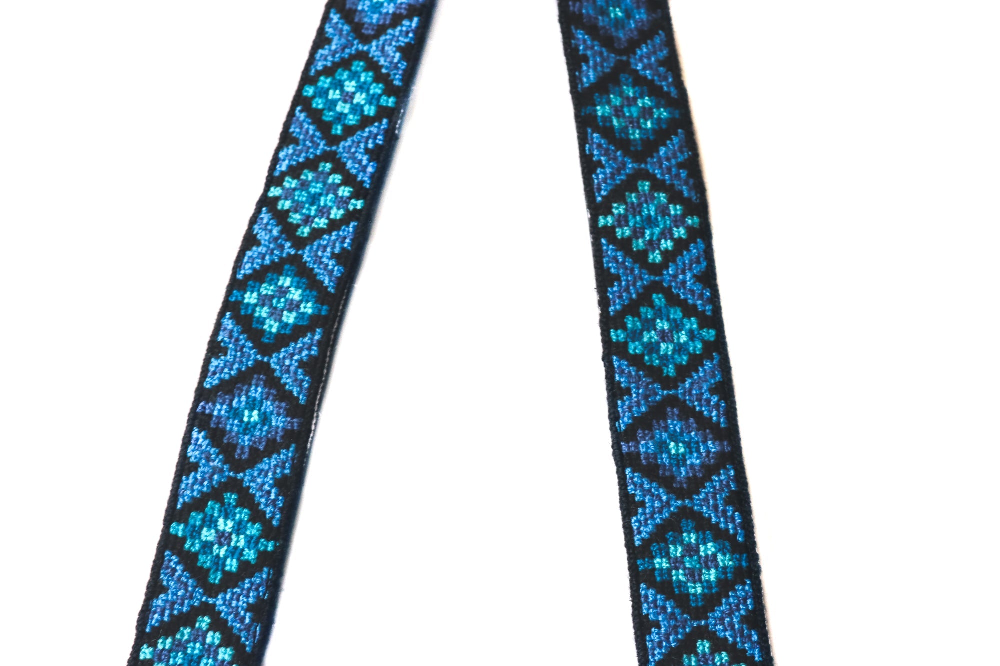 Mai Woven Bag Strap - Blue with Leather by Tin Marin Brand - product image 7 for Resin Society