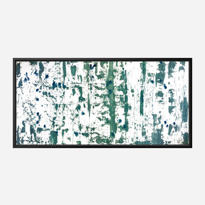 Blue on Green II Artist Enhanced Canvas Print by John Beard Collection - product image 6 for Resin Society