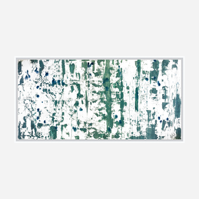 Blue on Green II Artist Enhanced Canvas Print by John Beard Collection - product image 7 for Resin Society