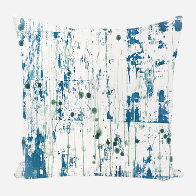 Blue on Green I Pillow by John Beard Collection - main product image for Resin Society