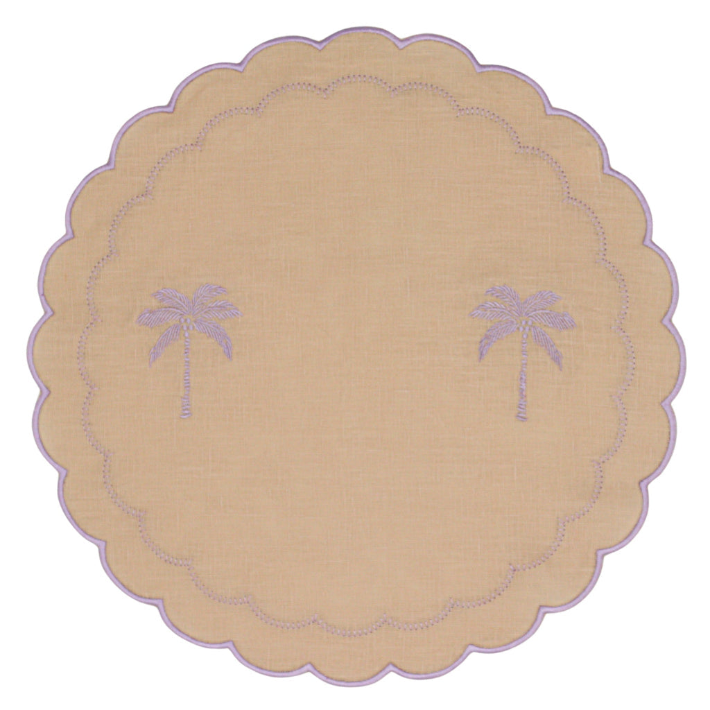 Blush Buttercream Placemat - Set of 4 by Ro'Table - main product image for Resin Society