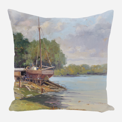 Boat Launch Pillow by John Beard Collection - main product image for Resin Society