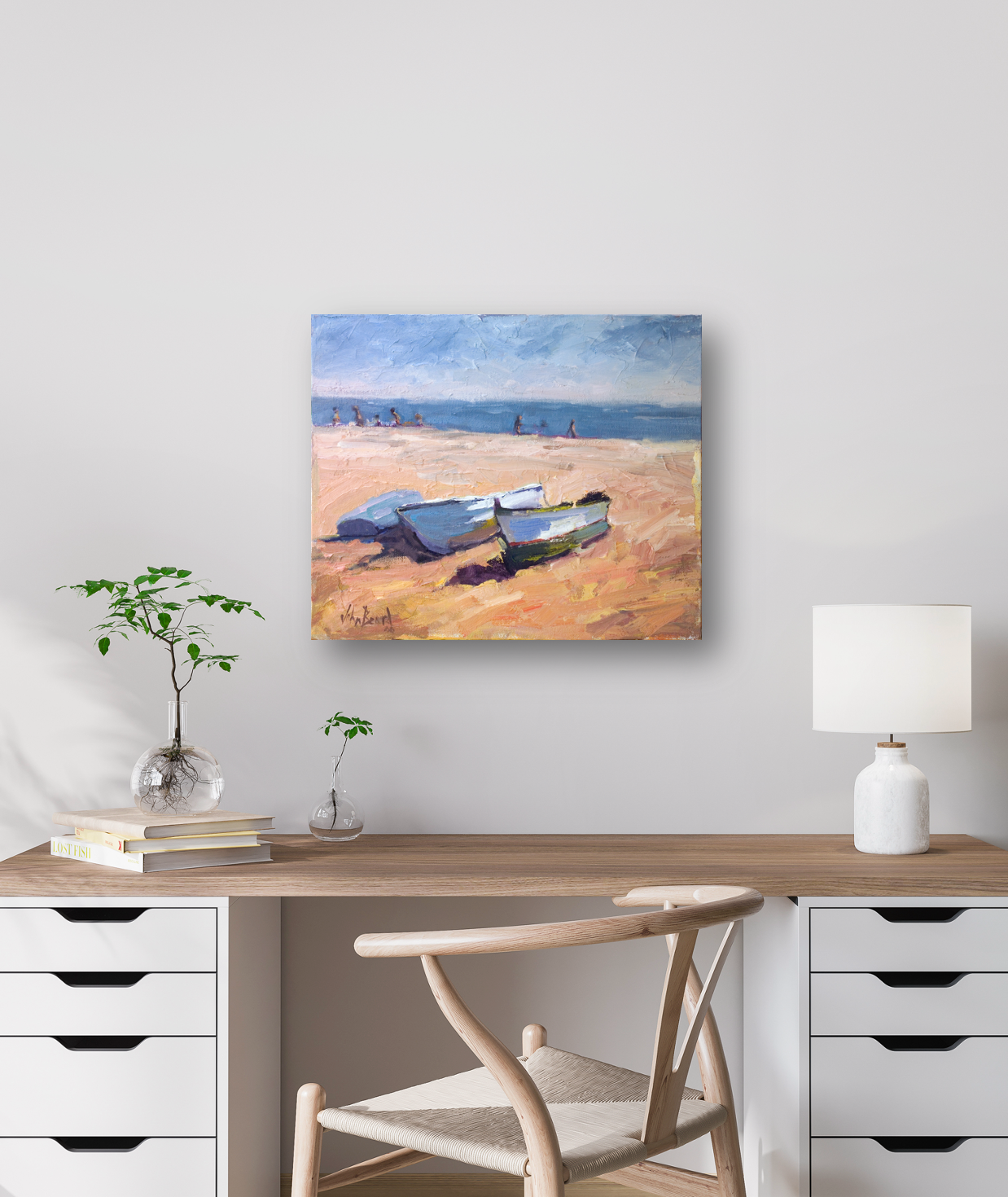 Boats on the Beach by John Beard Collection - product image 2 for Resin Society