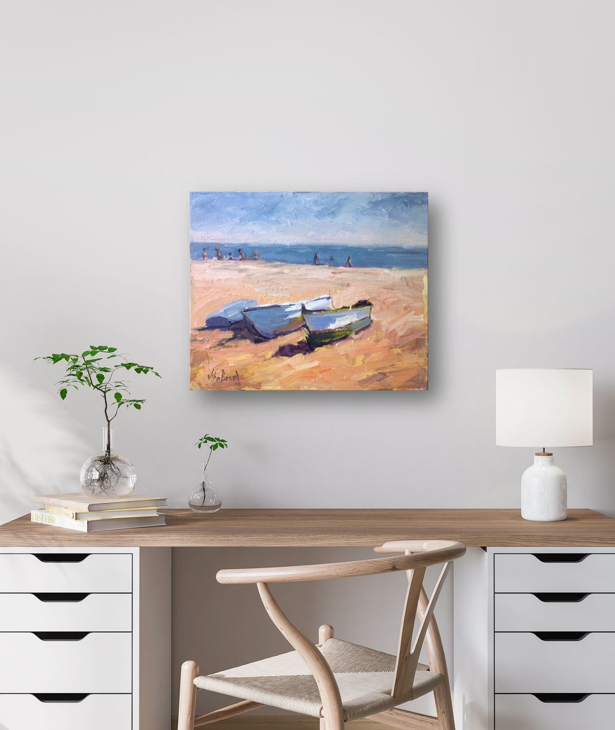 Boats on the Beach by John Beard Collection - product image 2 for Resin Society