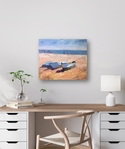 Boats on the Beach by John Beard Collection - product image 2 for Resin Society