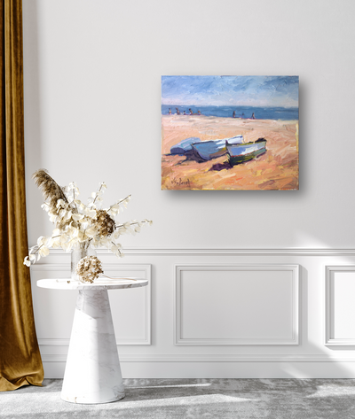 Boats on the Beach by John Beard Collection - product image 3 for Resin Society