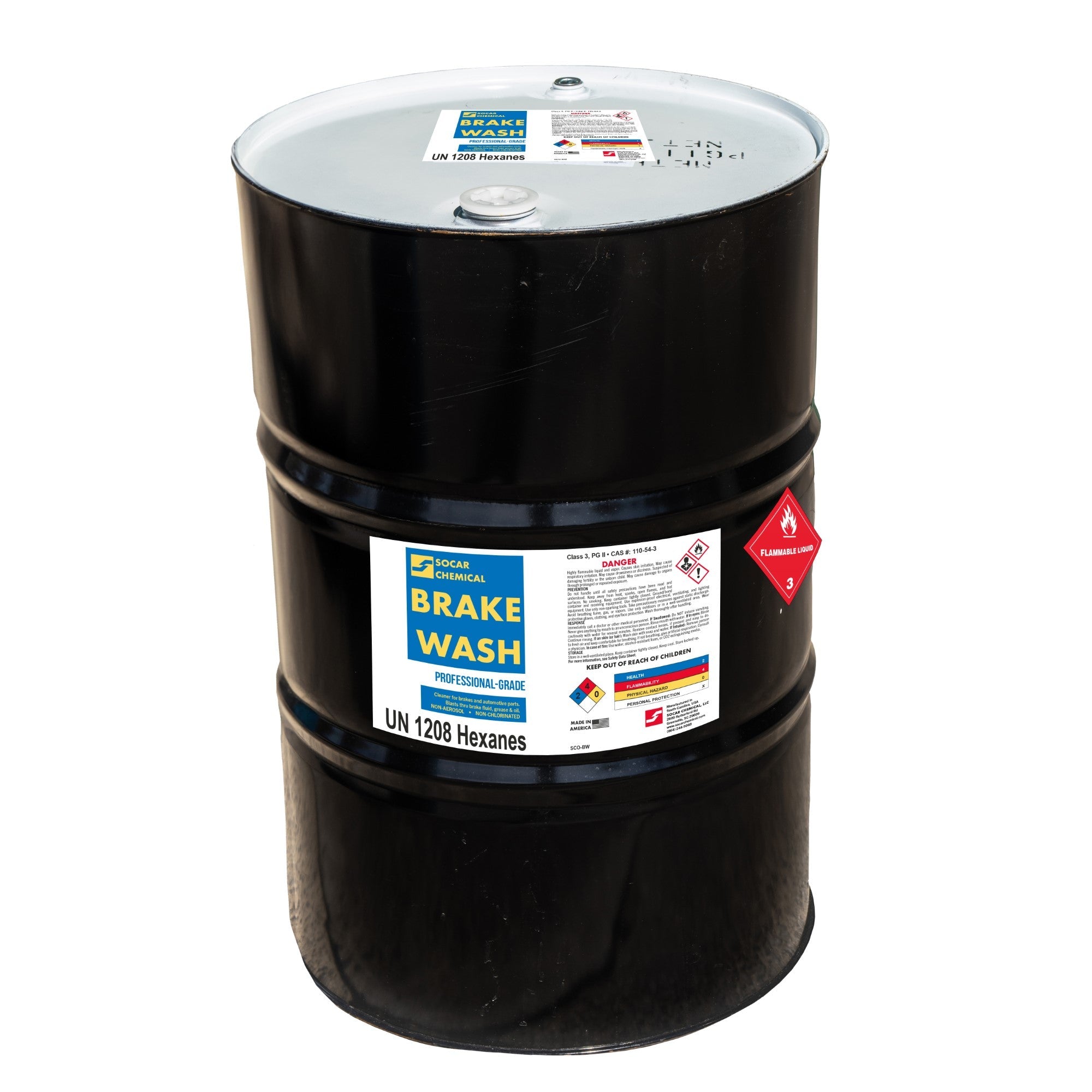 SOCAR Brake Wash Non-Chlorinated Brake Parts Cleaner - 55 Gallon Drum by Socar Chemical - Resin Society