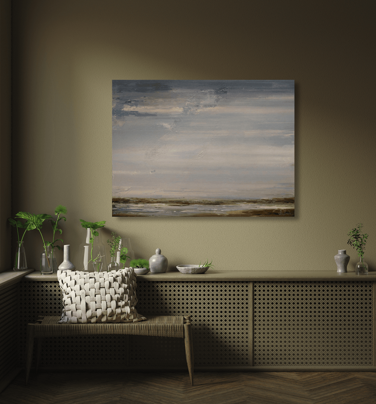 Breakers Artist Enhanced Canvas Print by John Beard Collection - product image 3 for Resin Society