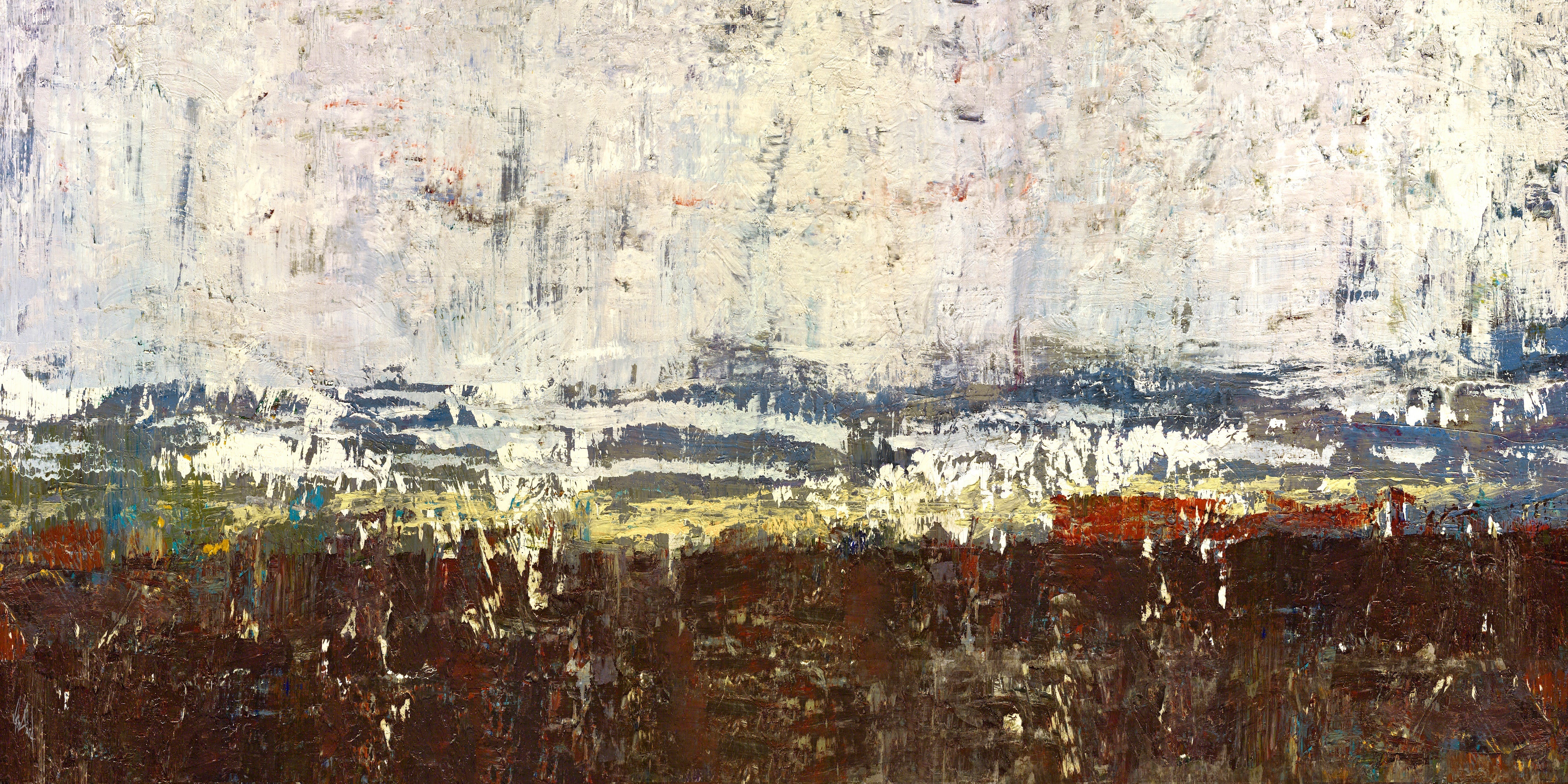 Breaking Water Artist Enhanced Canvas Print by John Beard Collection - main product image for Resin Society