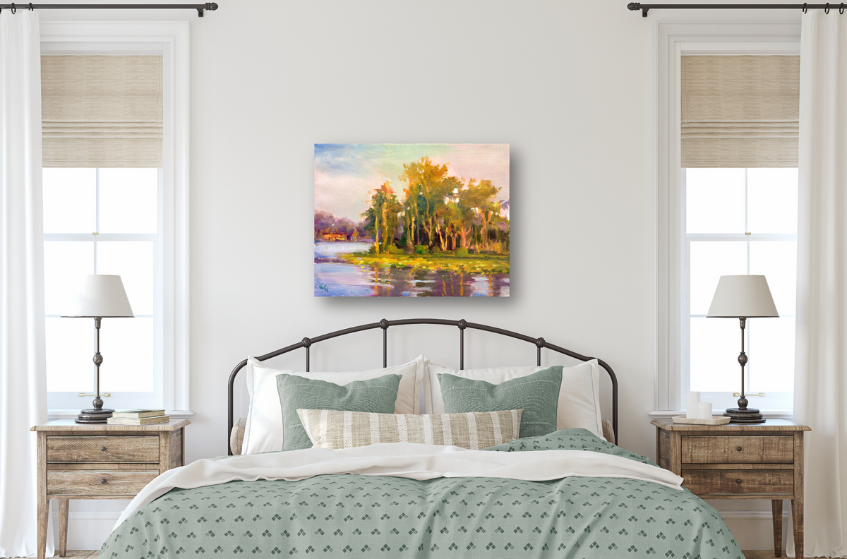 Bright Island Artist Enhanced Canvas Print by John Beard Collection - product image 3 for Resin Society