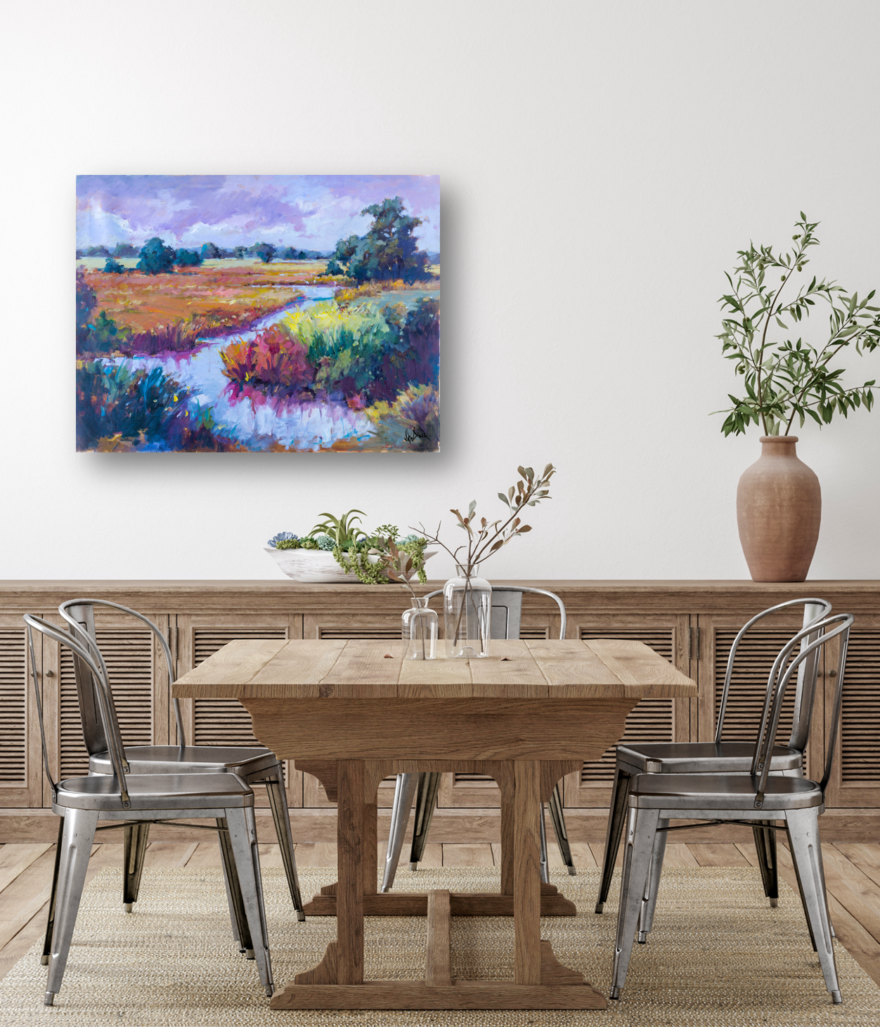 Bright Passage Artist Enhanced Canvas Print by John Beard Collection - product image 2 for Resin Society