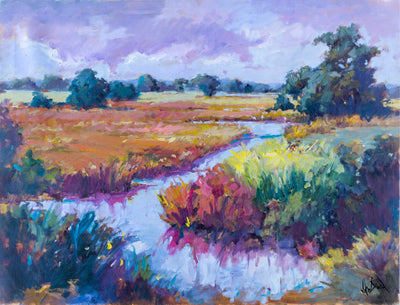 Bright Passage Artist Enhanced Canvas Print by John Beard Collection - main product image for Resin Society