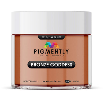 Bronze Goddess Epoxy Powder Pigment in rich bronze color for resin crafts