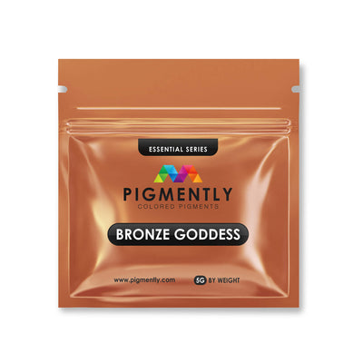 Bronze Goddess Epoxy Powder Pigment in rich bronze color for resin crafts