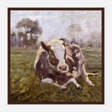 Brown Cow Artist Enhanced Canvas Print by John Beard Collection - product image 7 for Resin Society
