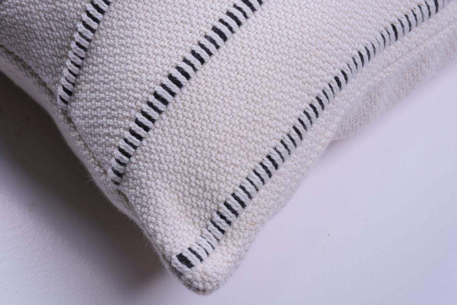 Multi Striped Pillow by Homelosophy
