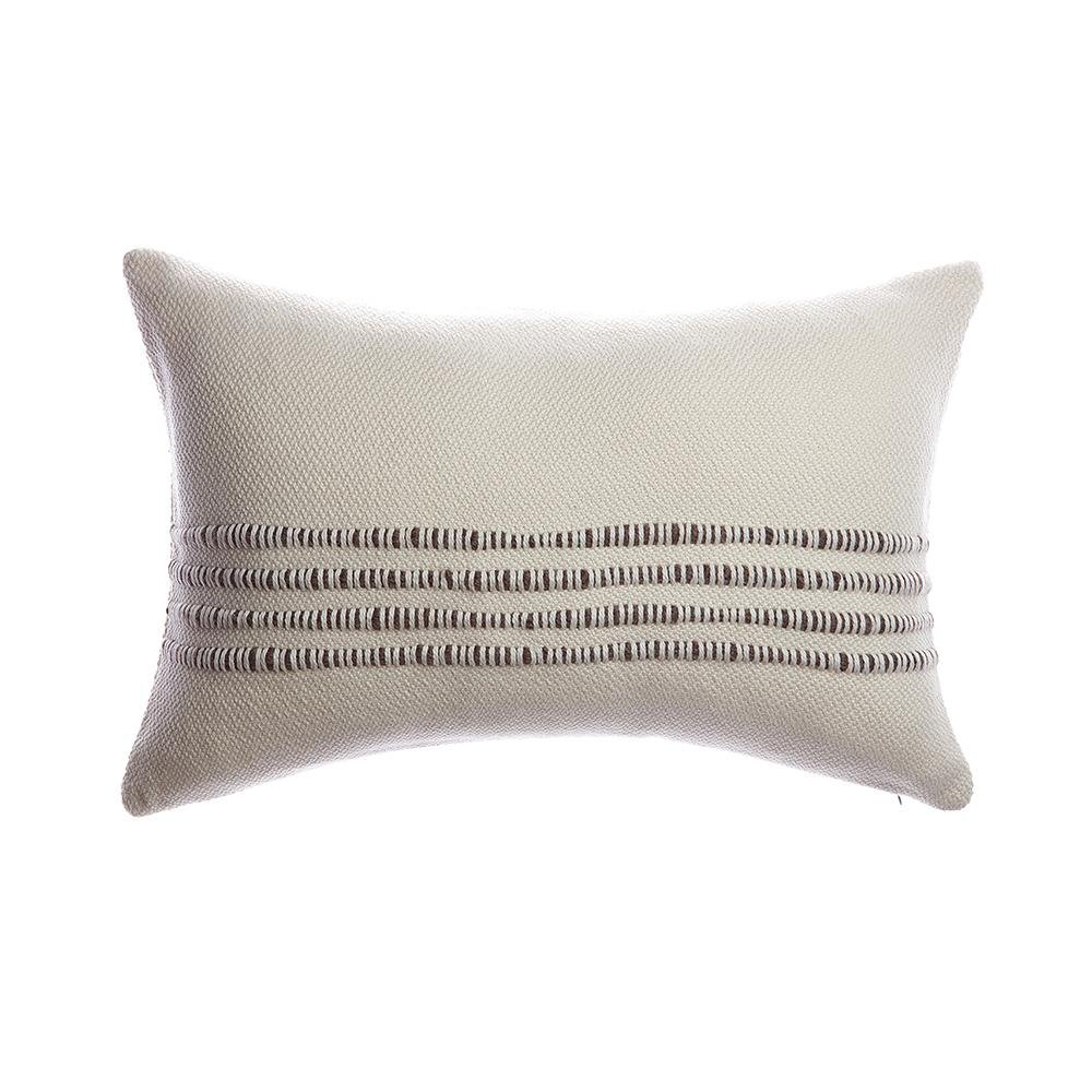 Merino Wool Striped Throw Pillow by Homelosophy