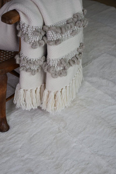 Bubbles Throw Blanket by Homelosophy