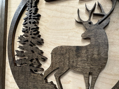 Buck In Nature Gun Safe Shelf by Bellewood Designs - product image 15 for Resin Society