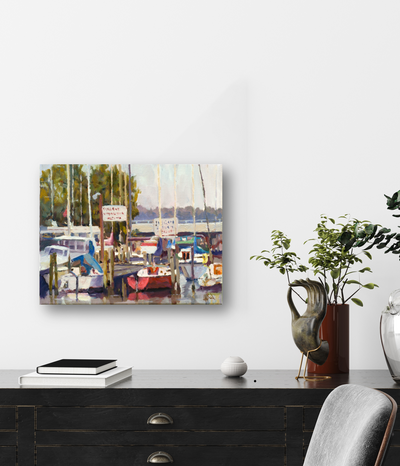 Bull Bay Pier Artist Enhanced Canvas Print by John Beard Collection - product image 2 for Resin Society