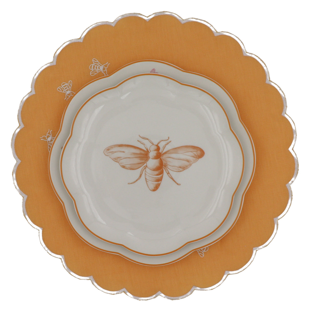 Bumble Homecoming Scalloped Starter Plate - Case of 12 Plates by Ro'Table - product image 5 for Resin Society