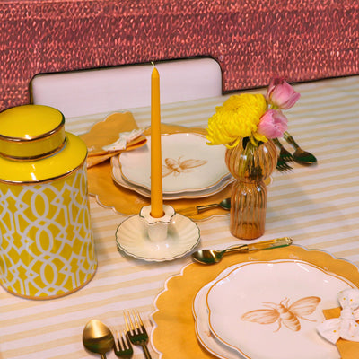Bumble Homecoming Scalloped Starter Plate - Case of 12 Plates by Ro'Table - product image 18 for Resin Society