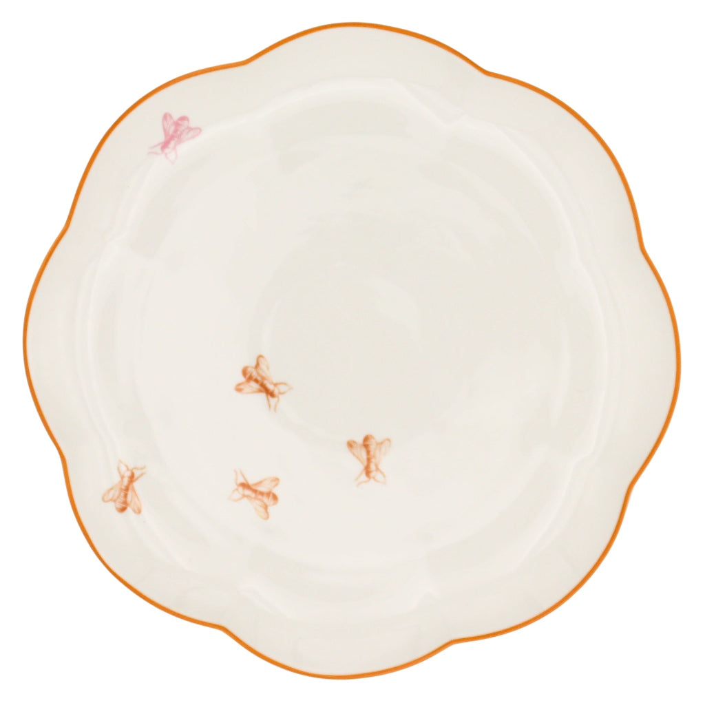 Bumble Voyage Scalloped Dinner Plate - Case of 12 Plates by Ro'Table - main product image for Resin Society