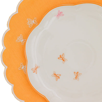 Bumble Voyage Scalloped Dinner Plate - Case of 12 Plates by Ro'Table - product image 4 for Resin Society