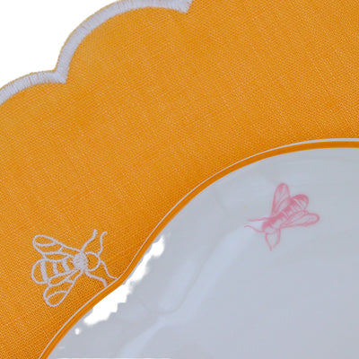 Bumble Voyage Scalloped Dinner Plate - Case of 12 Plates by Ro'Table - product image 8 for Resin Society