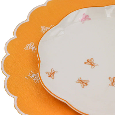 Bumble Voyage Scalloped Dinner Plate - Case of 12 Plates by Ro'Table - product image 9 for Resin Society