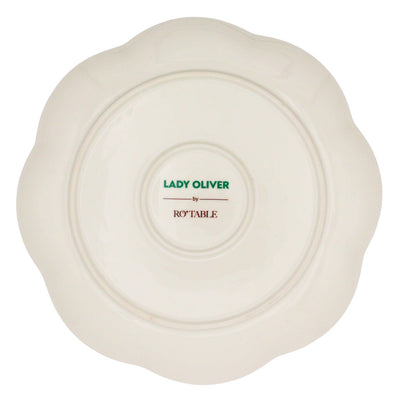 Bumble Voyage Scalloped Dinner Plate - Case of 12 Plates by Ro'Table - product image 11 for Resin Society