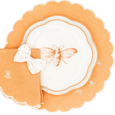 Bumble Voyage Scalloped Dinner Plate - Case of 12 Plates by Ro'Table - product image 14 for Resin Society