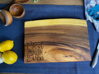 Small Live Edge Square End Board